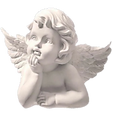 decorative marble angel icon for P.S. Me blog