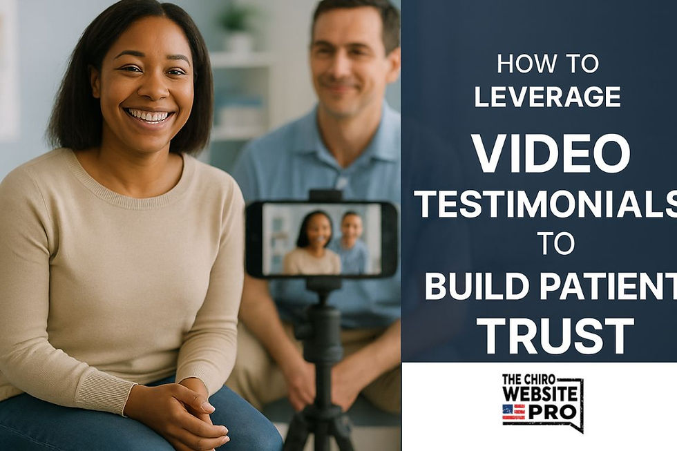 How to Leverage Video Testimonials to Build Patient Trust