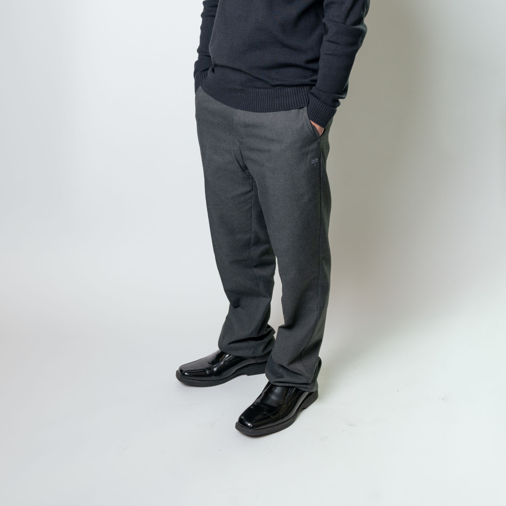 Regular Adjustable Grey Pant