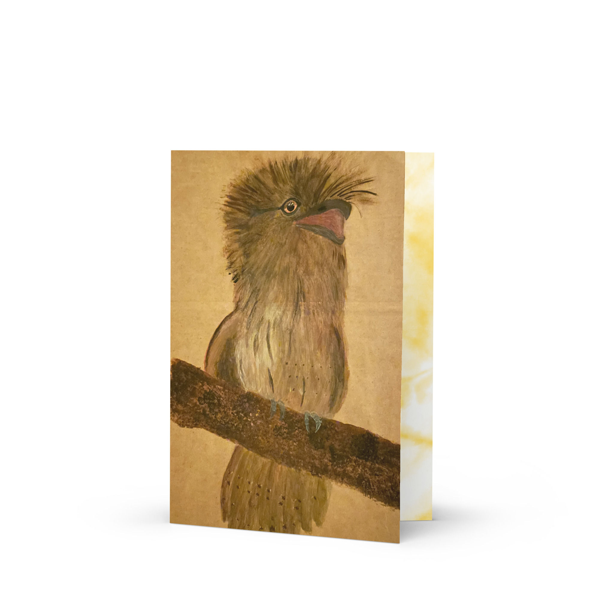 Frogmouth Blank Greeting card