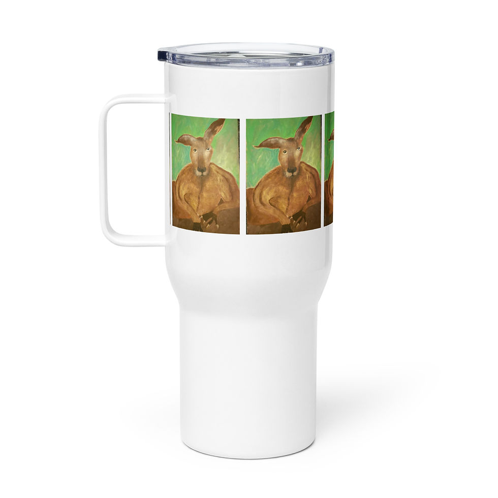 Thumbnail: Tough Kangaroo Travel mug with a handle