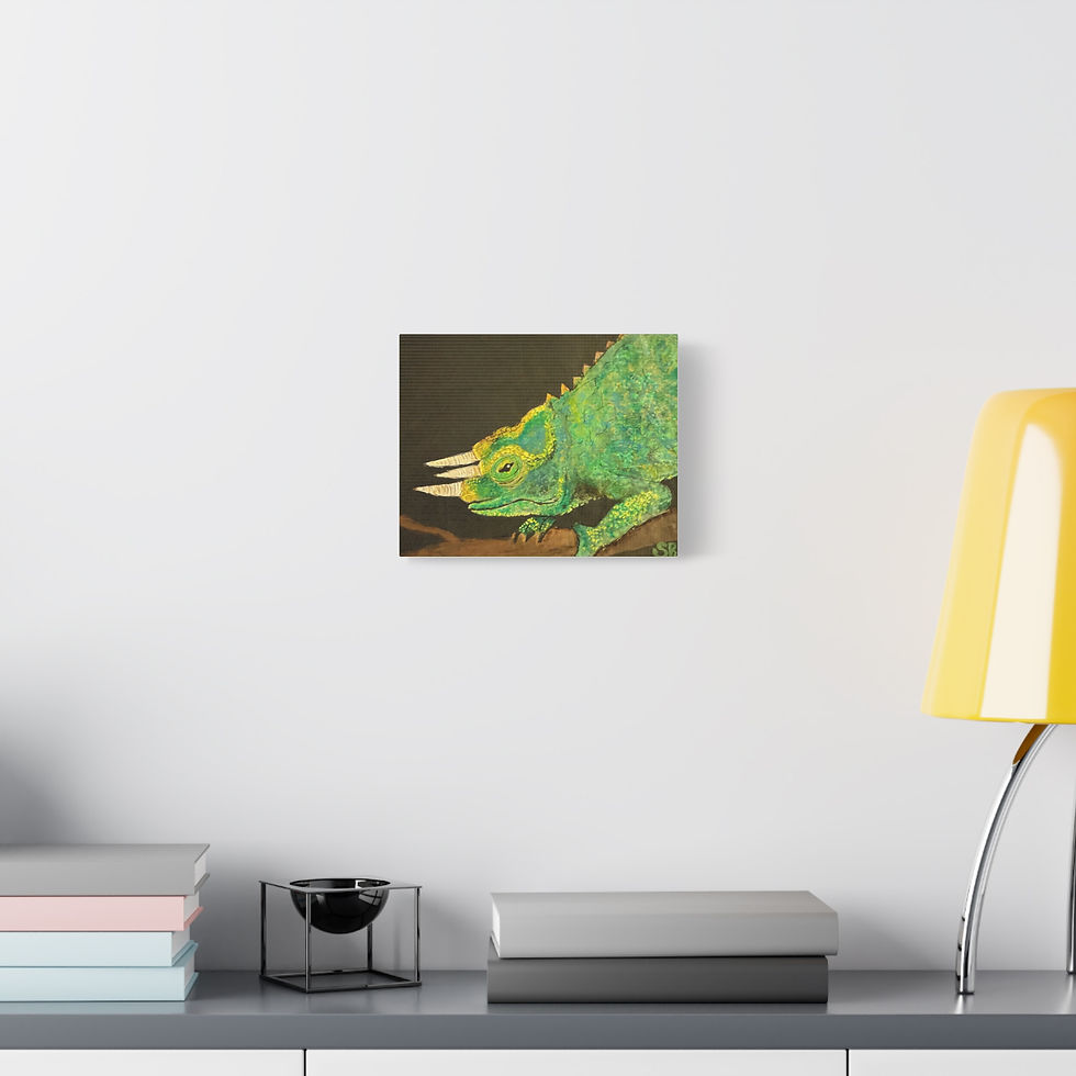 Thumbnail: Chameleon 8" x 10" Canvas Wall Art