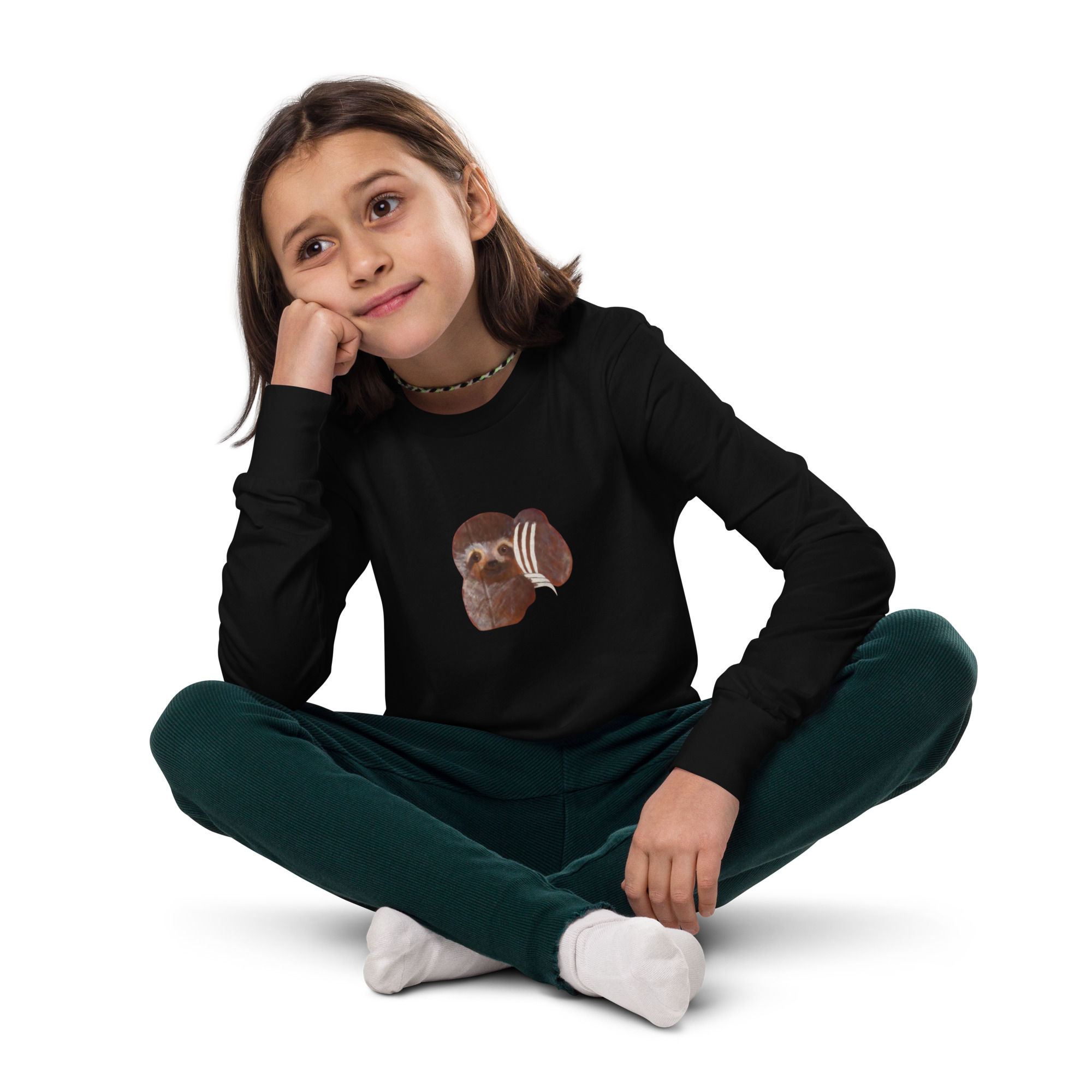 Sweet Sloth Youth long sleeve tee