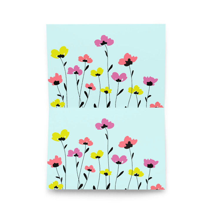 Thumbnail: Baby Bear in the Grass Blank Greeting Card