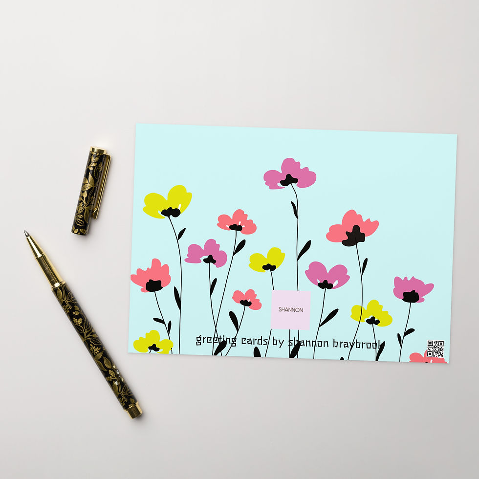 Thumbnail: Baby Bear in the Grass Blank Greeting Card