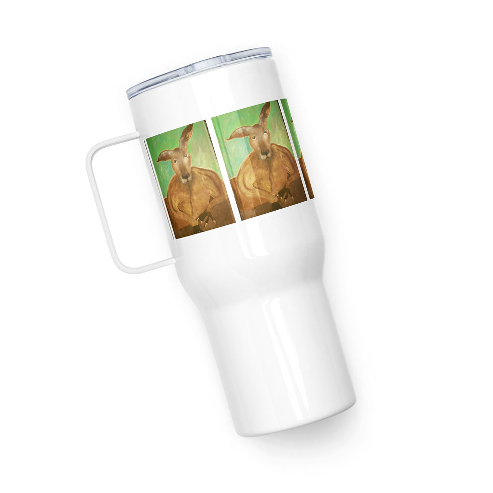 Thumbnail: Tough Kangaroo Travel mug with a handle