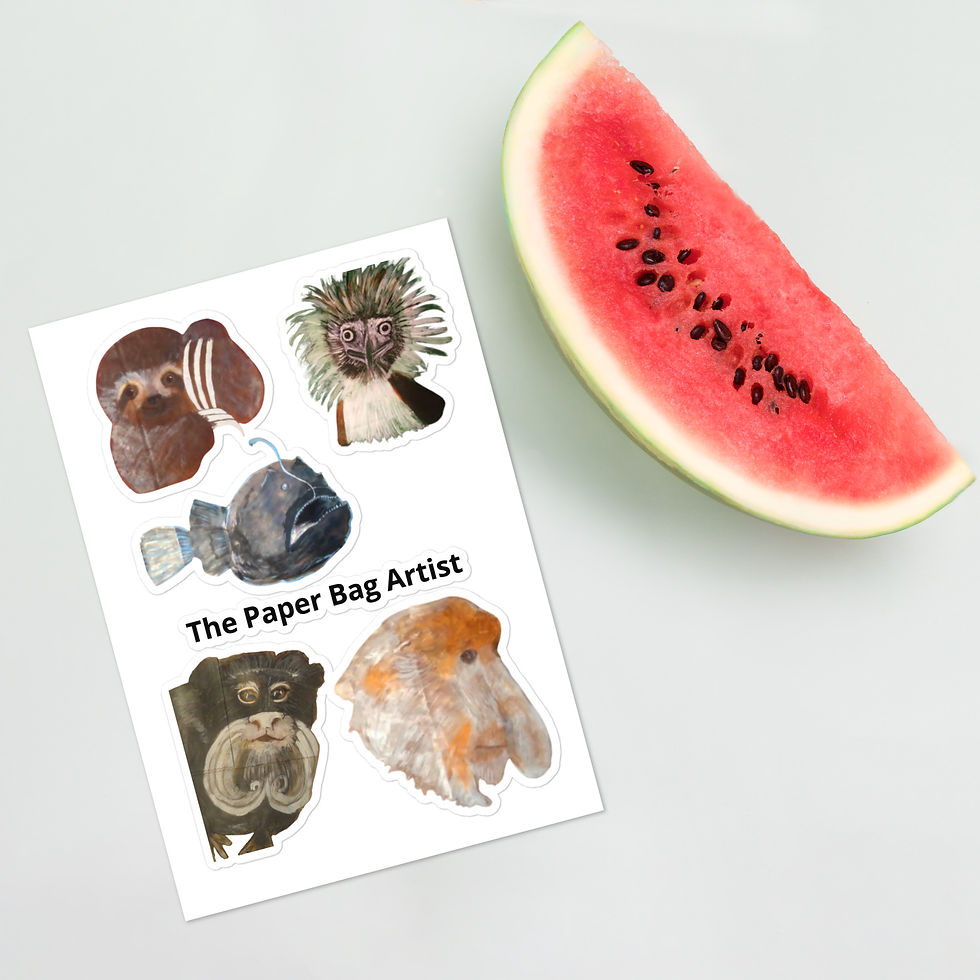Thumbnail: Unusual Creatures Sticker sheet