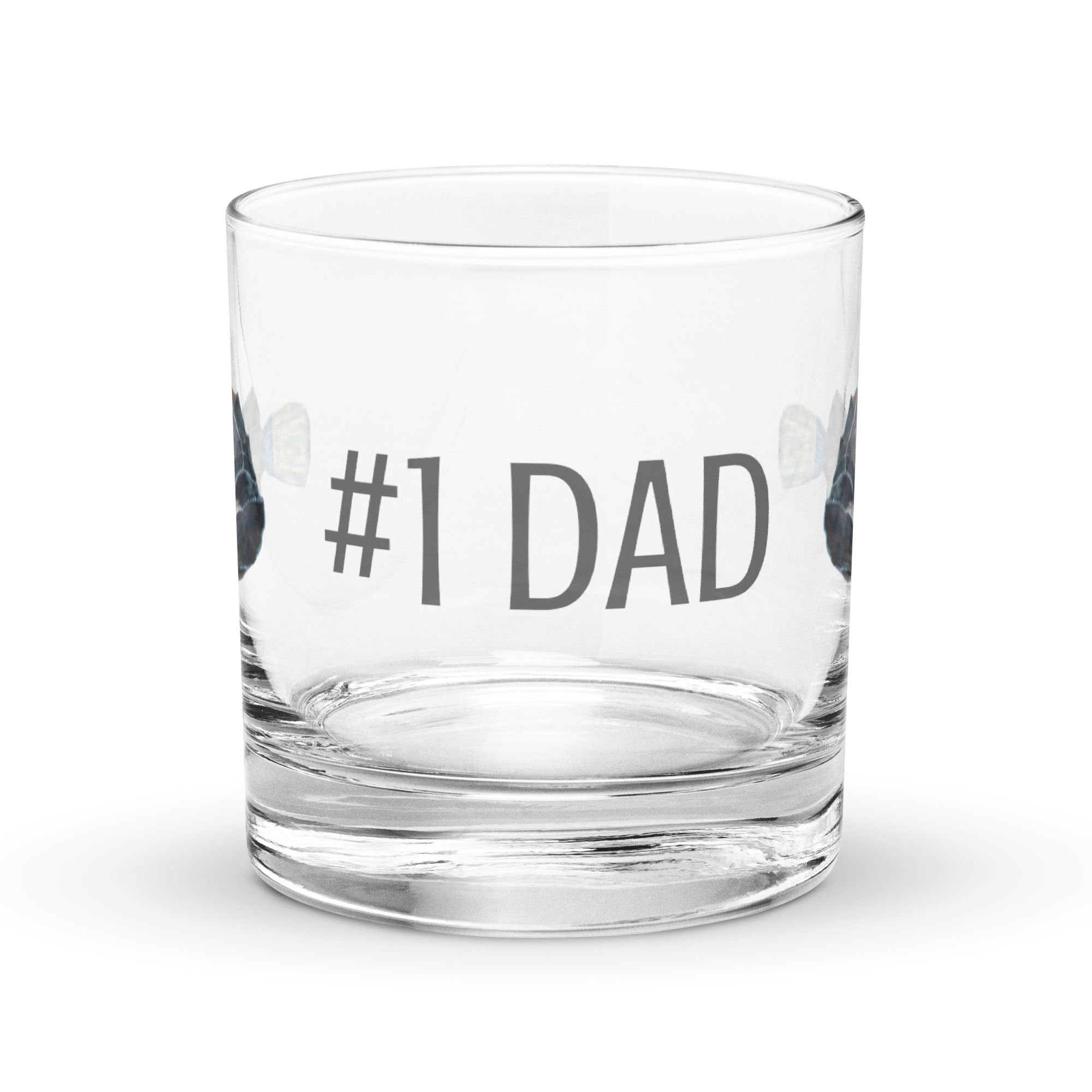 #1 Dad Anglerfish Glass