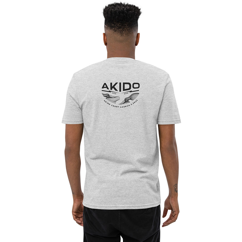 Thumbnail: Akido Chart Launch Unisex recycled t-shirt