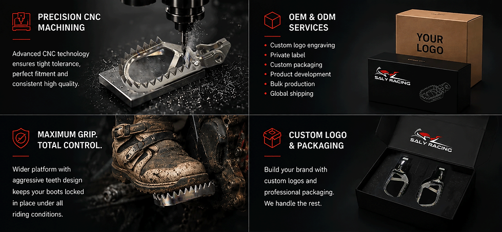 titanium footpeg services