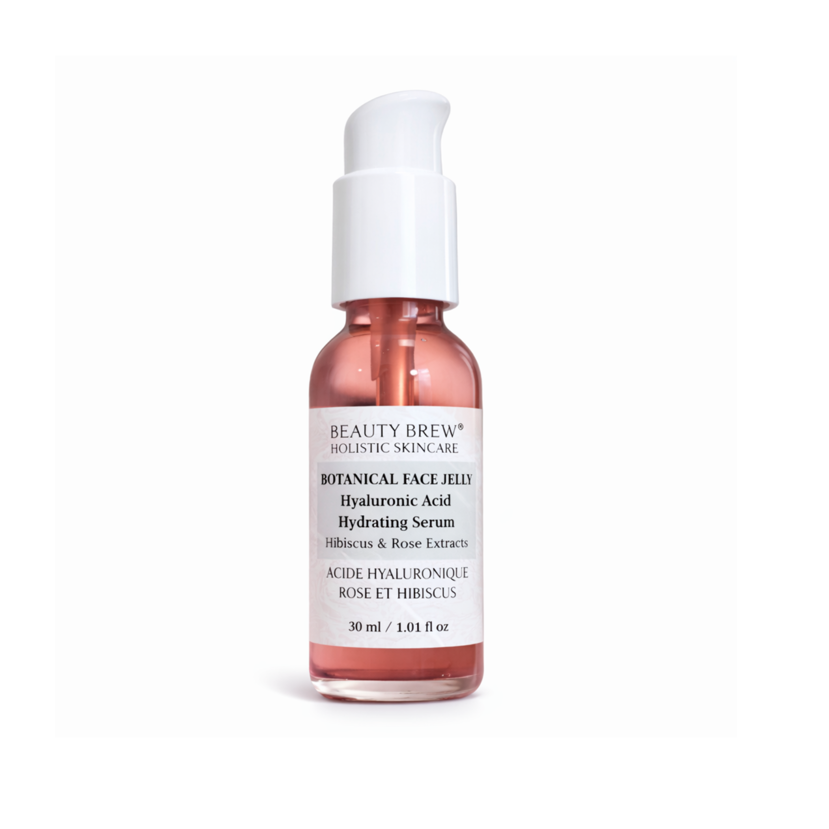 BOTANICAL FACE JELLY | Hyaluronic Acid, Hibiscus & Rose Extracts beauty brew 1