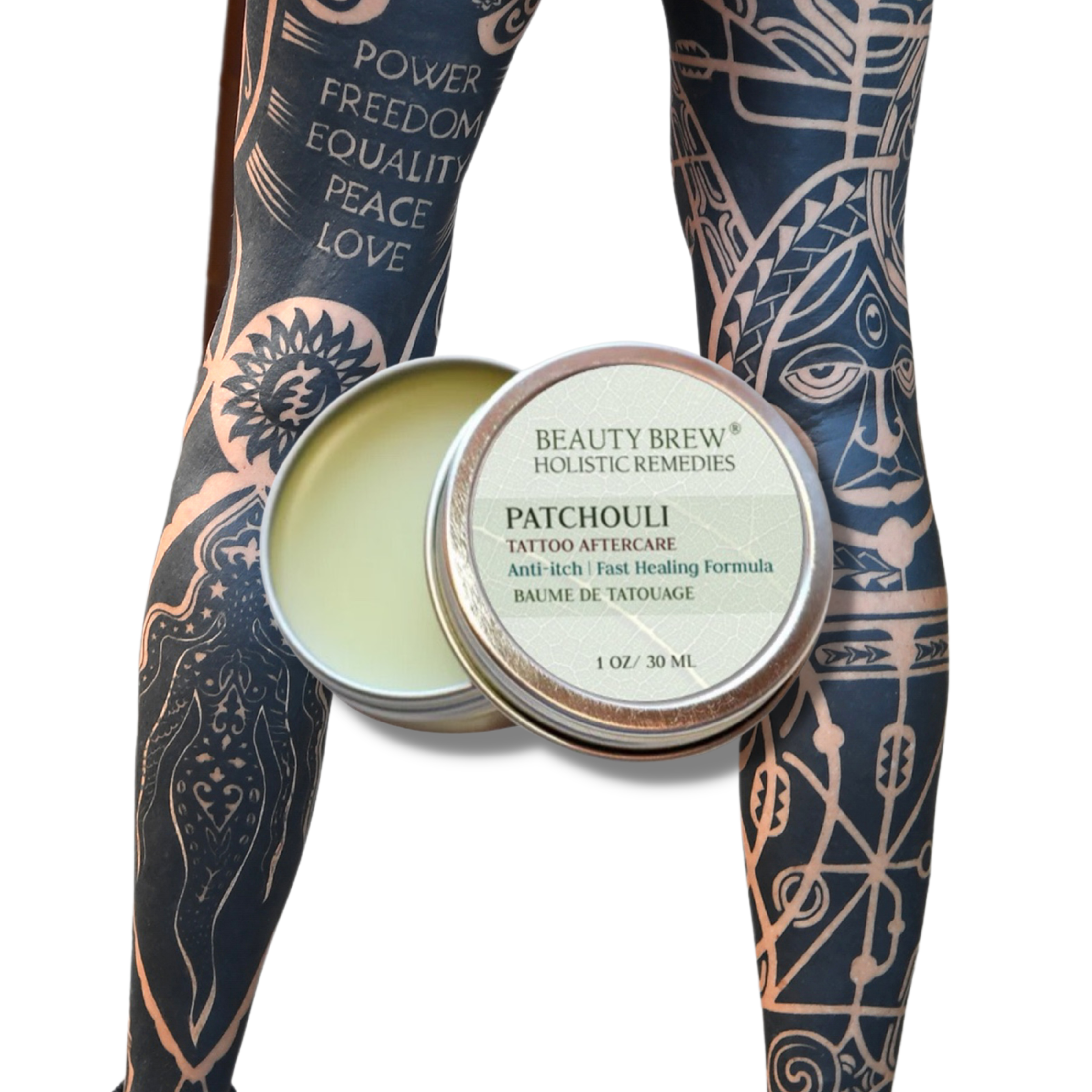 Patchouli | Anti-itch Tattoo Aftercare beauty brew 1