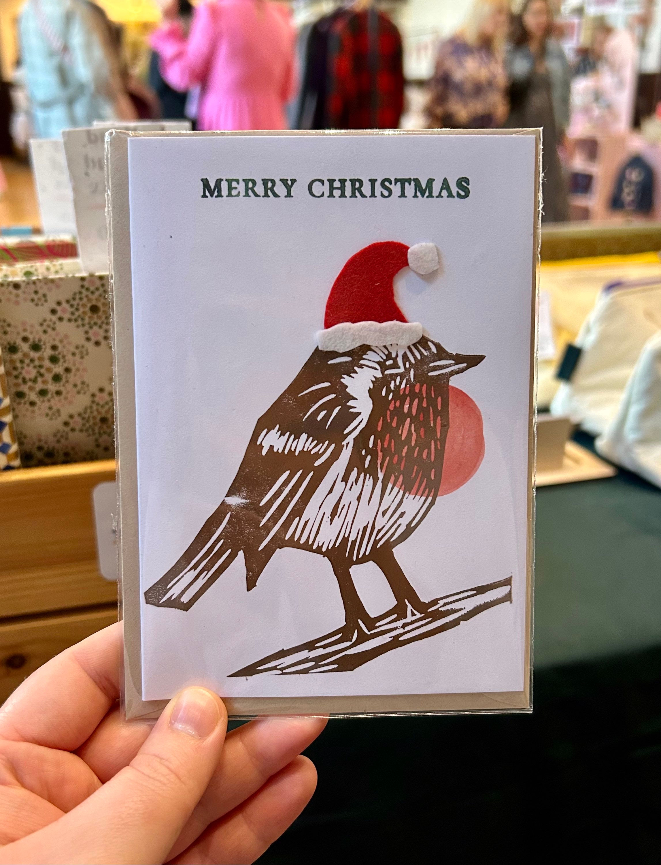 Robin Christmas Card