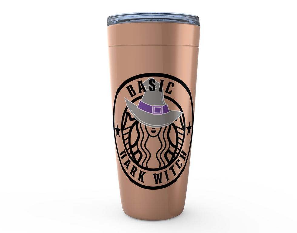 Thumbnail: Basic Dark Witch Tumbler - Dark Logo