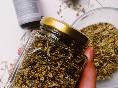 SABONETE DE CAMOMILA - Usando Chá e Infusão - Para peles sensíveis