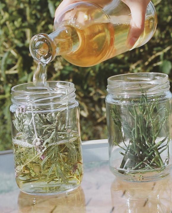 Tônico para Cabelos - Vinagre e infusão de ervas - Cabelos bonitos e mais fortes - Cosméticos Naturais e Veganos
