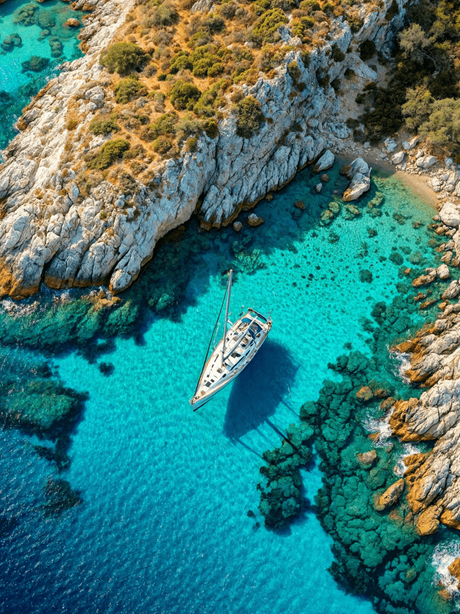 Hidden Beaches of Southern Chios You Can Only Reach by Boat