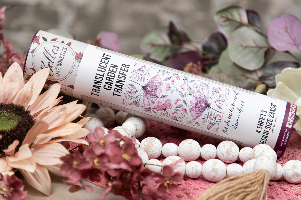 Dixie Belle Translucent Garden Rub On Transfer