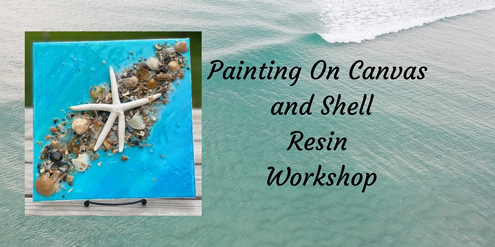 Painting on Canvas and Shells