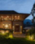 Clubhouse exterior with table tennis and board games at Tara resort