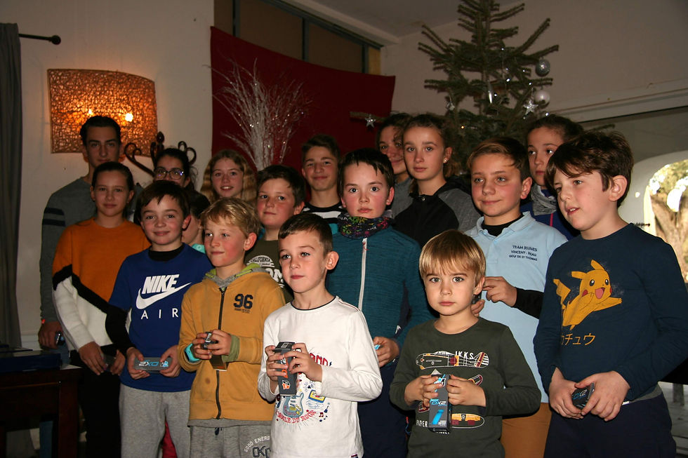 compétition Arbre de Noël Ecole de Golf Saint Thomas