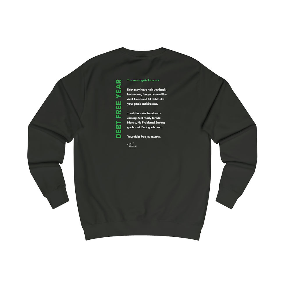 Thumbnail: Done With Debt by Foolies (Unisex Sweatshirt)