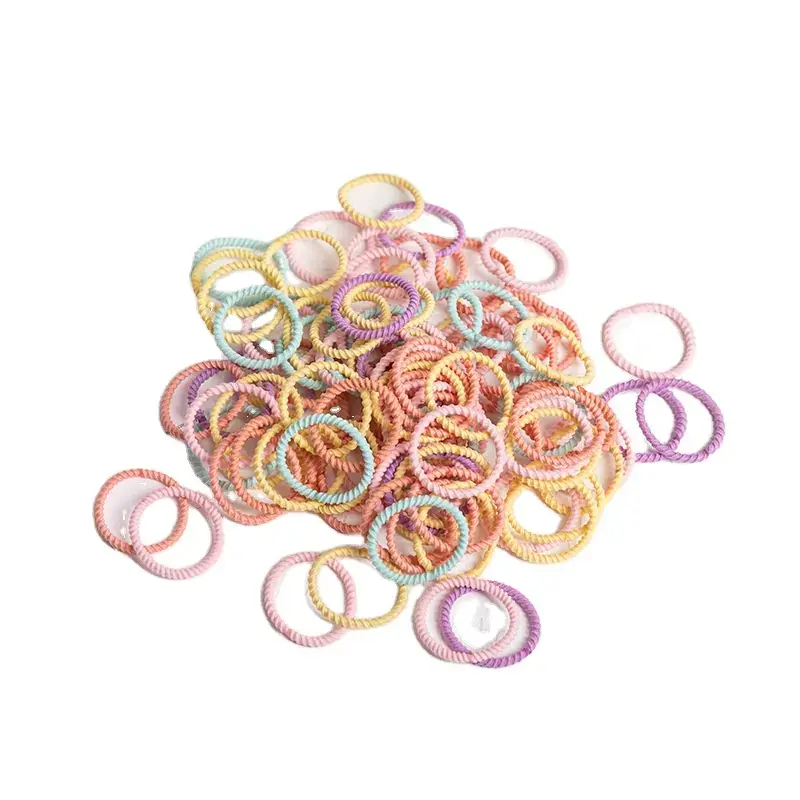 Candy  Sweet Toddler  Hair Ties Elastic 100pcs