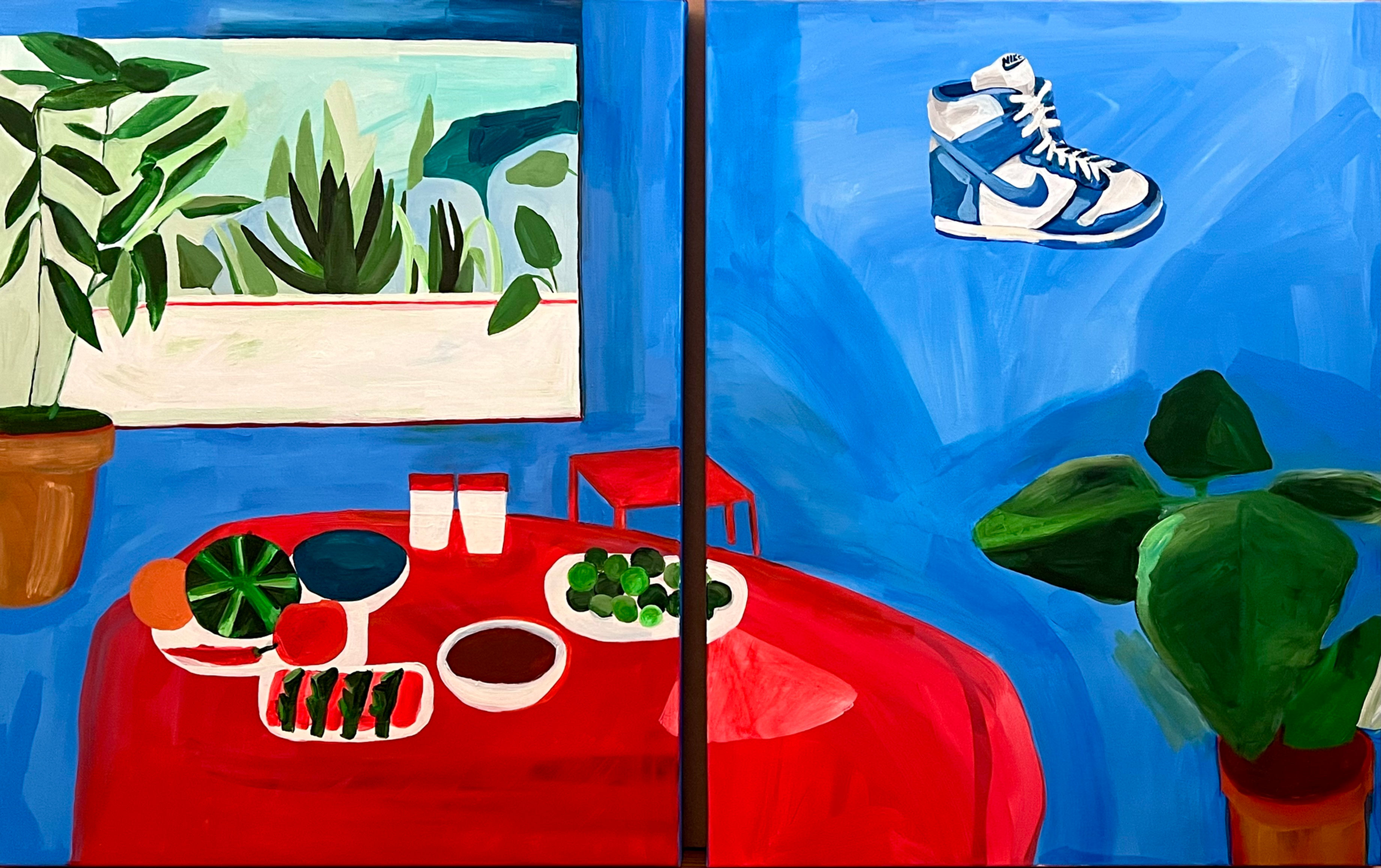 Maggie Cowles (diptych)