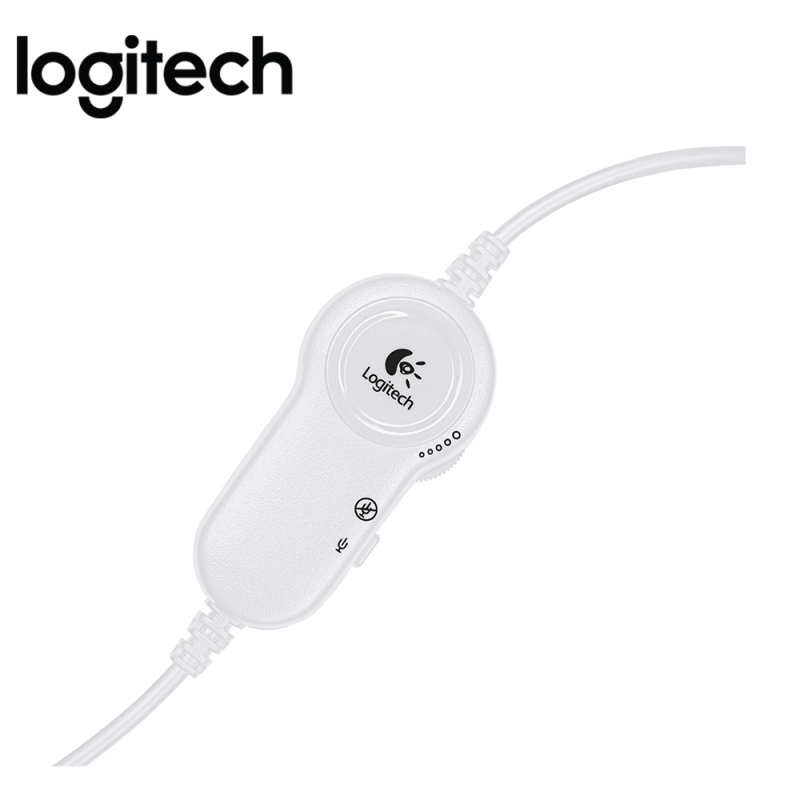 Thumbnail: Black Logitech H150 USB/3.5mm headset on white background