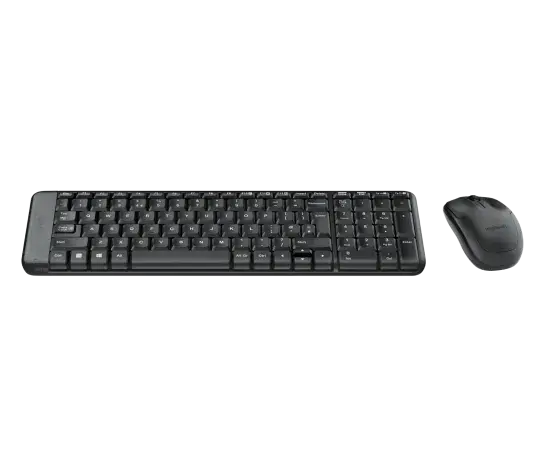Thumbnail: Logitech MK220 compact wireless keyboard and mouse set