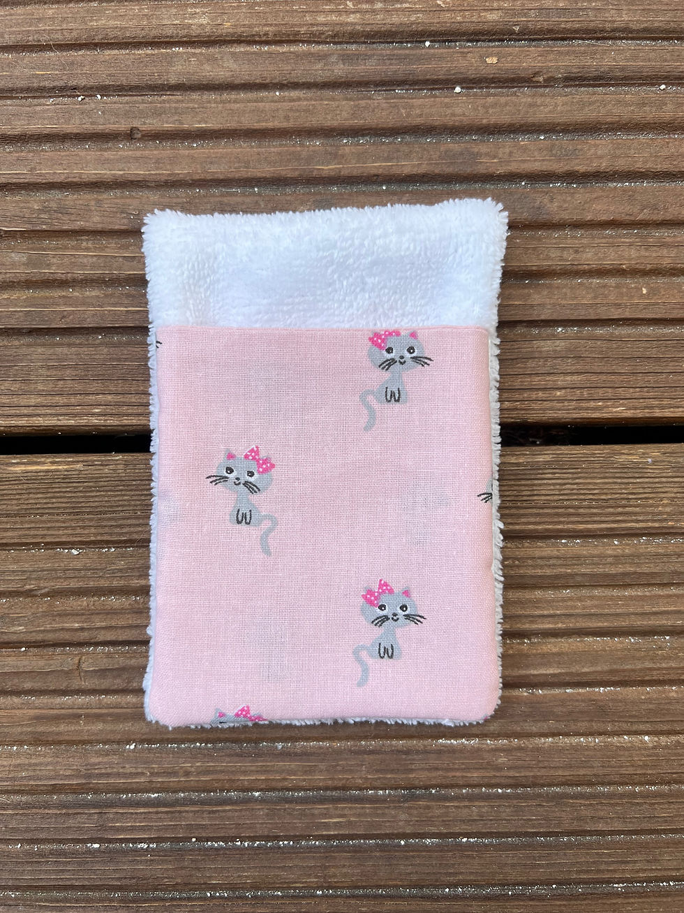 Miniature : Débarbouillette / Gant de toilette doublé éponge (à l'unité)