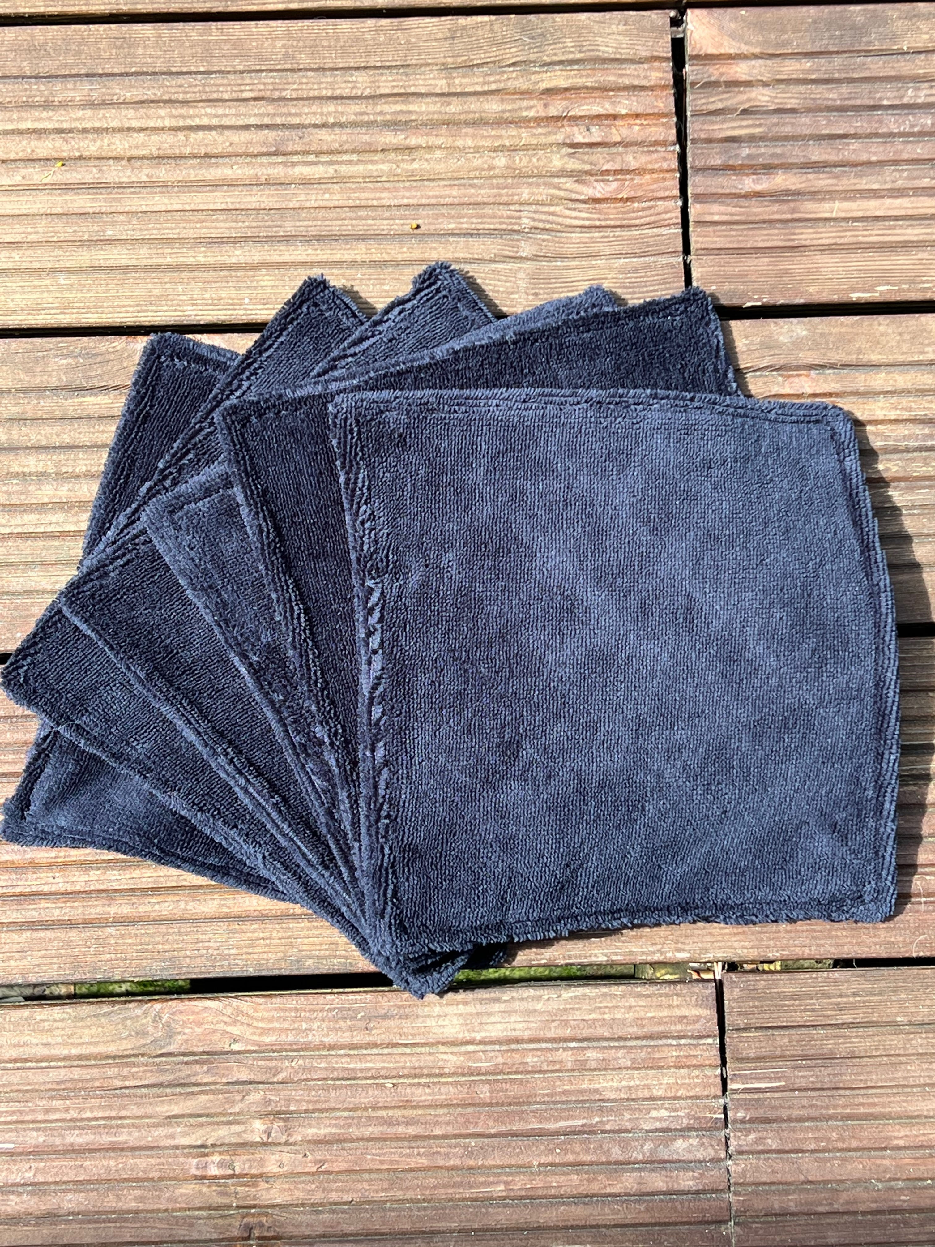 Essuie tout lavable en éponge (lot de 6 feuilles sans pressions)
