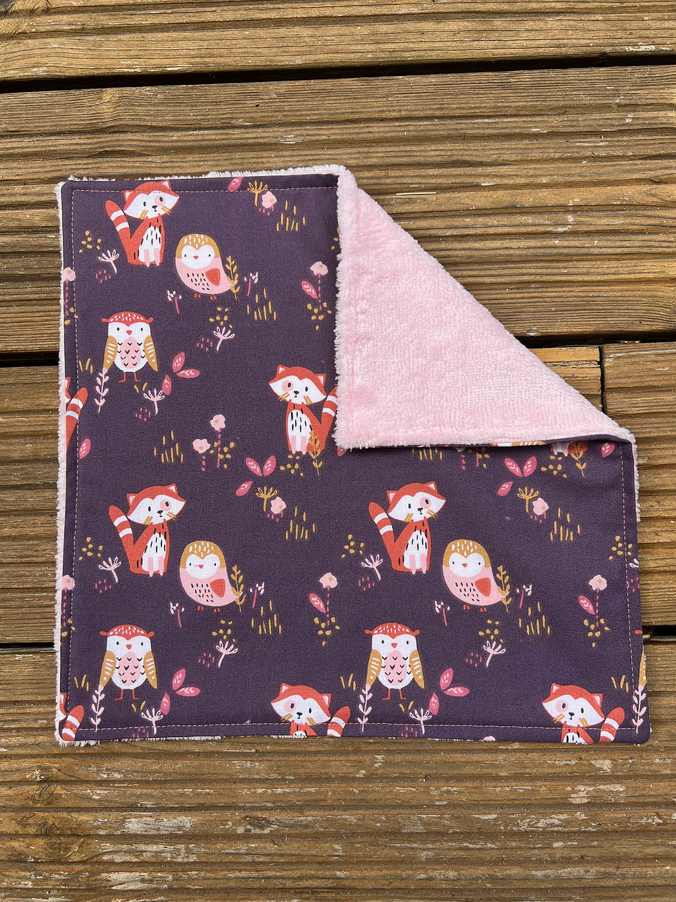 Miniature : Serviette de table doublée éponge (à l'unité) - motif enfant