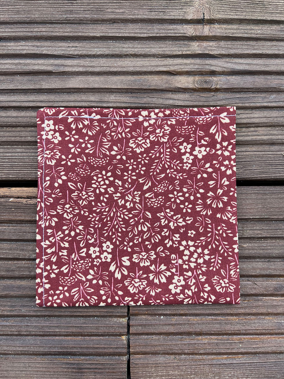 Miniature : Serviette de table doublée coton (à l'unité) - motif adulte