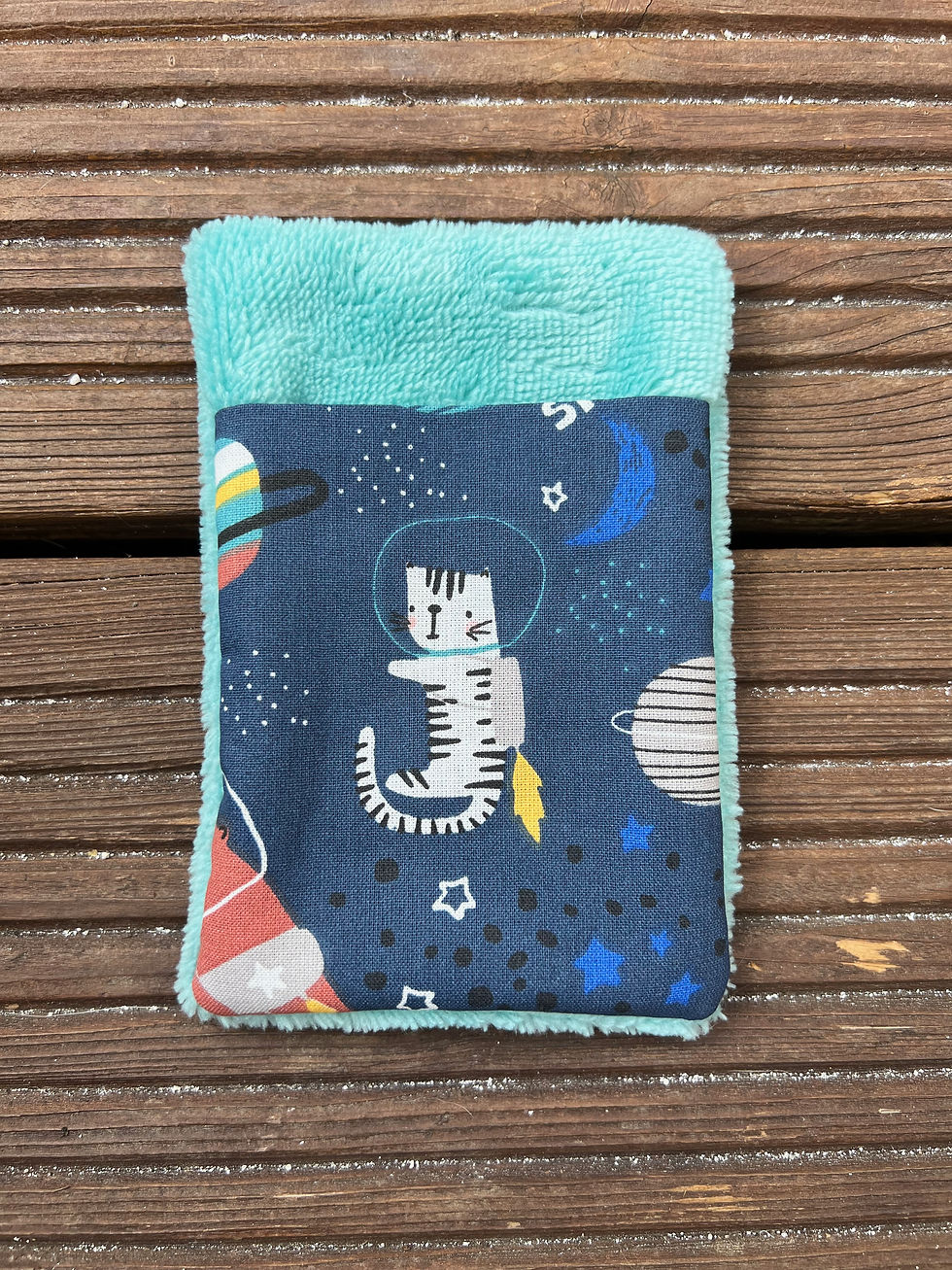 Miniature : Débarbouillette / Gant de toilette doublé éponge (à l'unité)