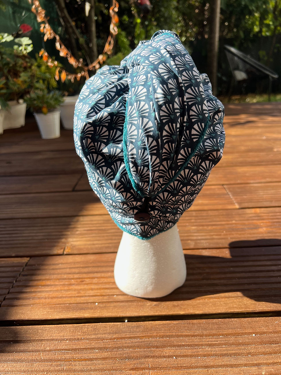Miniature : Serviette turban sèche-cheveux