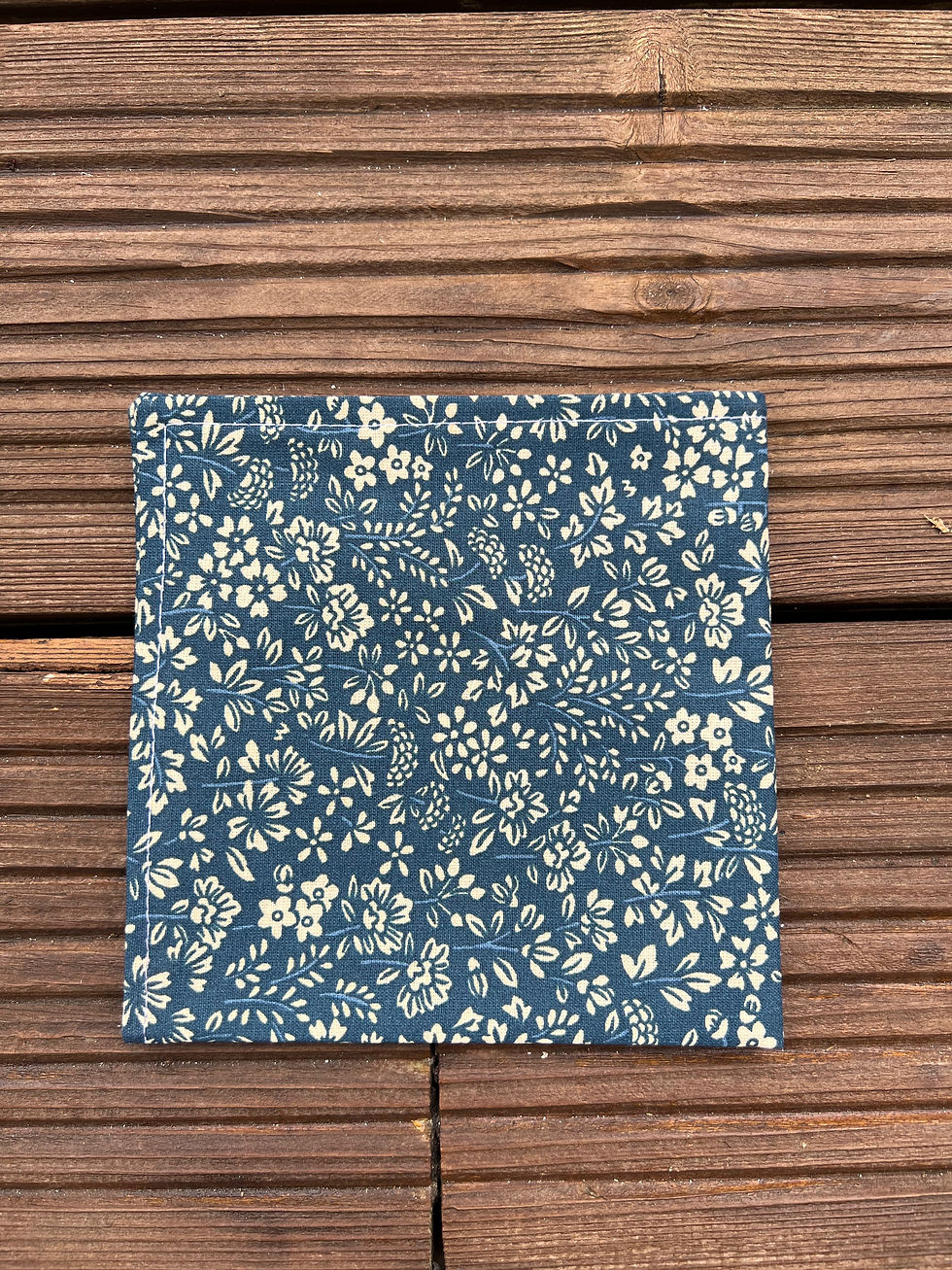 Miniature : Serviette de table doublée coton (à l'unité) - motif adulte