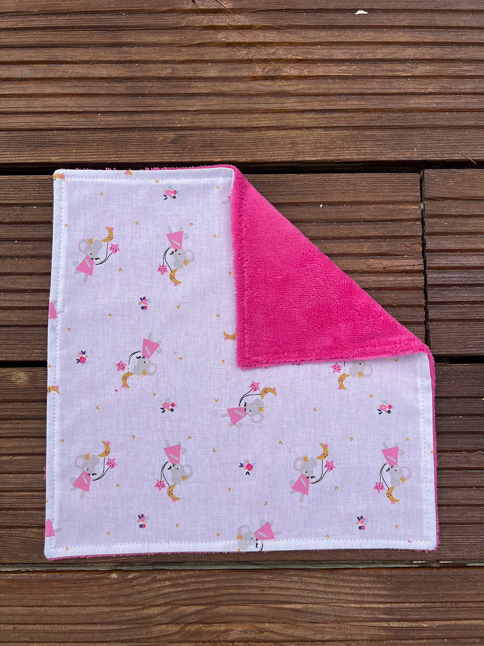 Miniature : Serviette de table doublée éponge (à l'unité) - motif enfant