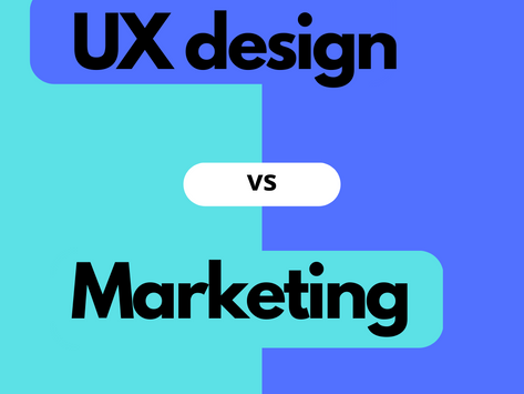 UX vs MARKETING
