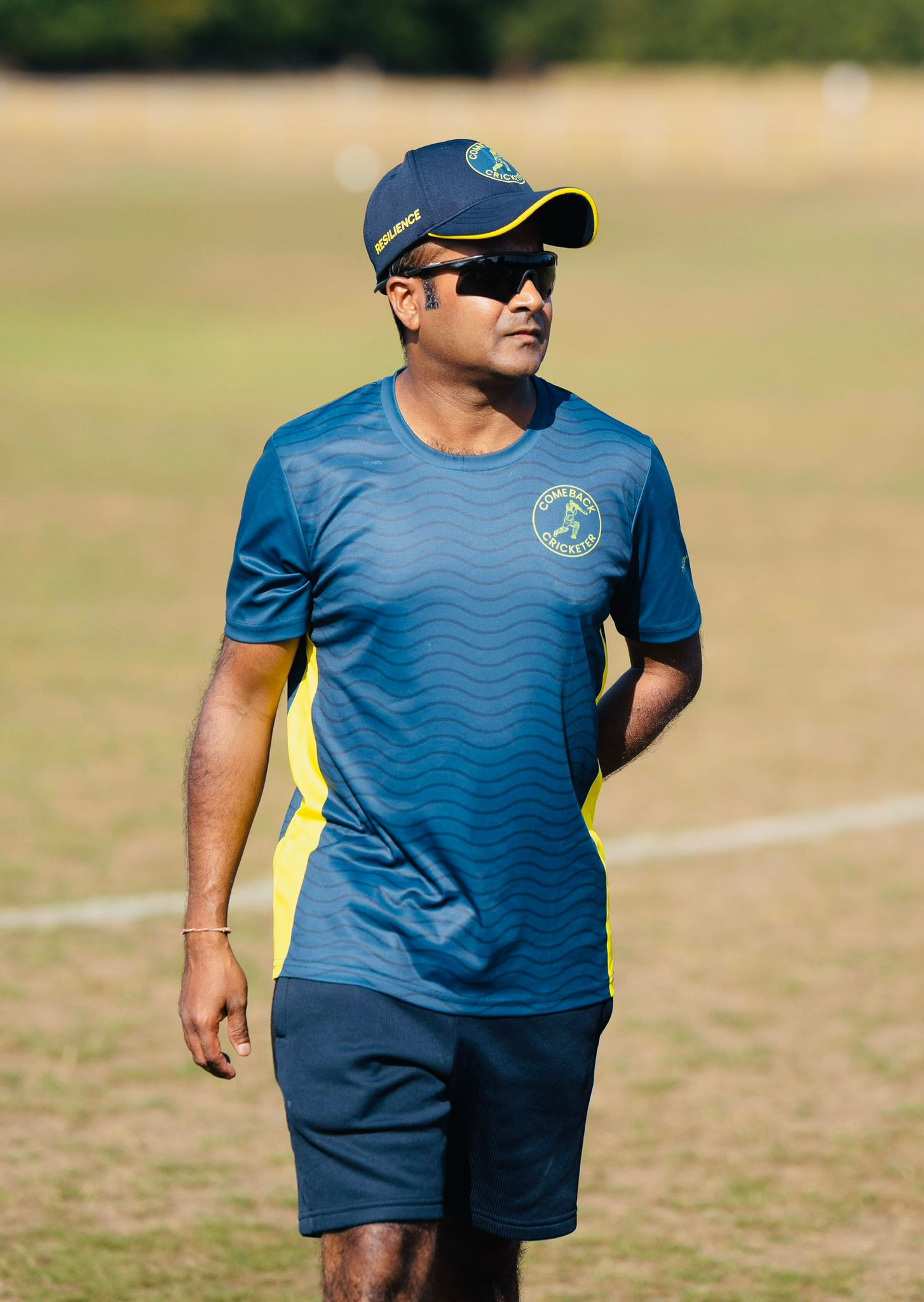 Comeback Cricketer Players Cap - Navy