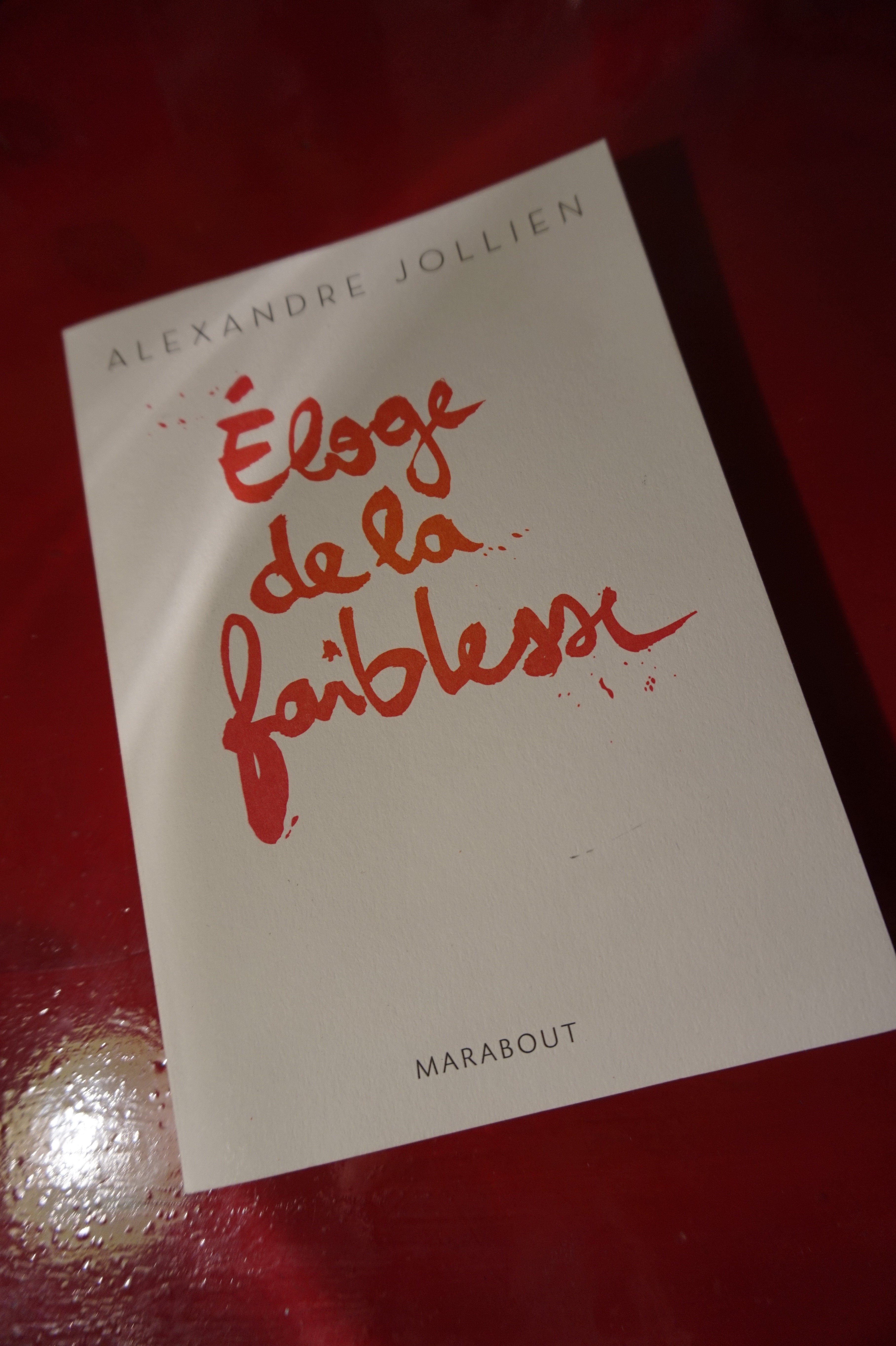 Leloge De La Faiblesse Dalexandre Jollien - 