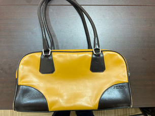 PRADA プラダ ボーリングバッグ ミニボストンバッグ バイカラー