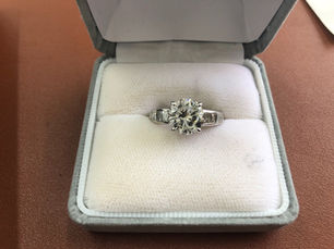 ダイヤモンド 3.014ct プラチナ Pt900 リング 指輪