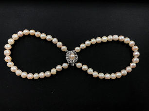真珠 ネックレス 6.5ｍｍ シルバー925×パール