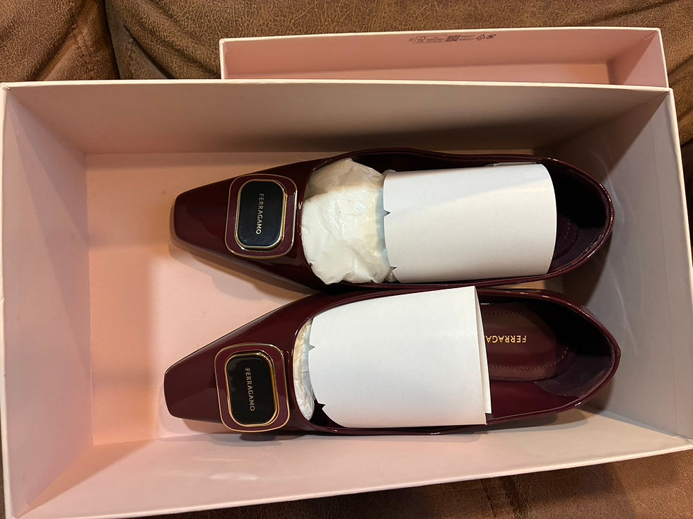 FERRAGAMO フェラガモ ニュー ヴァラ プレート バレエフラットシューズ パンプス