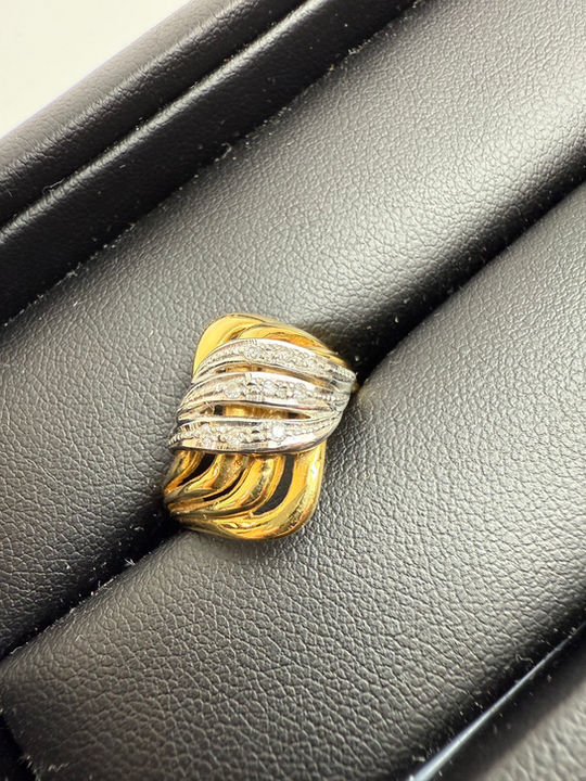 ゴールド ダイヤモンドリング 18K 0.07ct