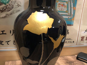 大倉陶園 花瓶 金蝕 バラ OAC OKURA フラワーベース