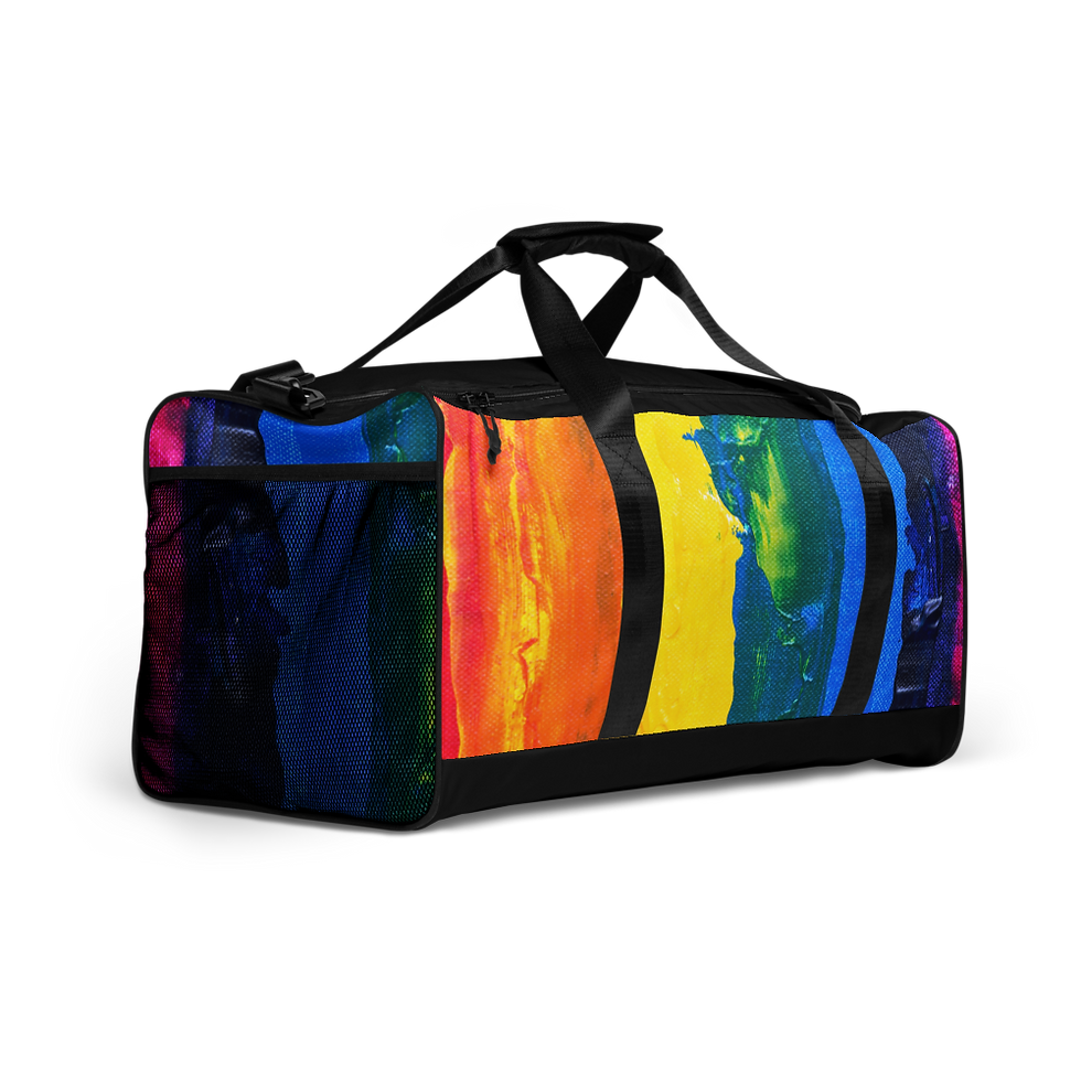 Thumbnail: Painted Rainbow Duffle bag