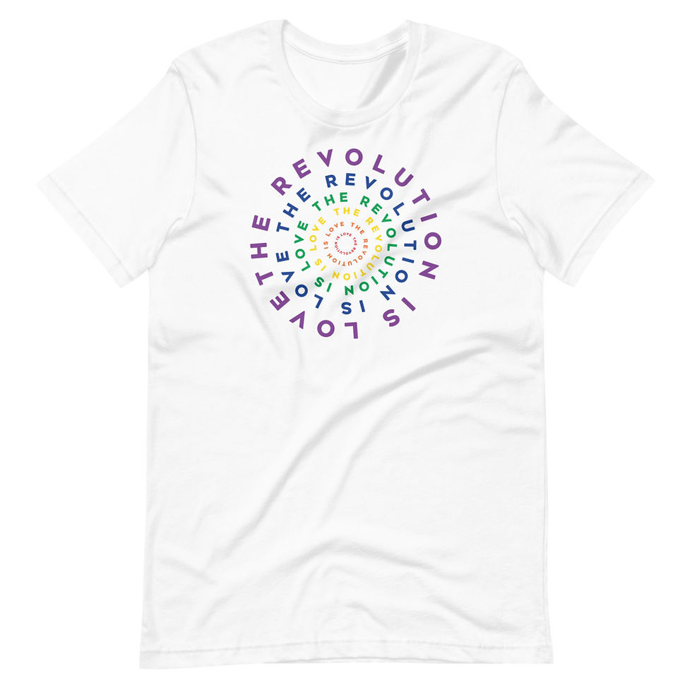 Thumbnail: The Revolution Is Love Unisex t-shirt