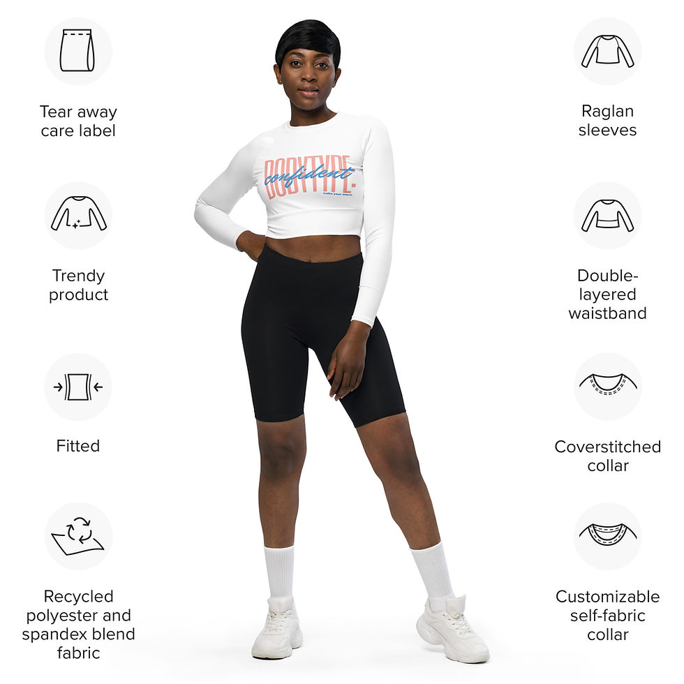 Thumbnail: Confident Long Sleeve Crop: Light